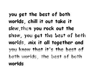 Miley Cyrus Hannah Montana Song Lyrics Best Of Both Worlds Photo by